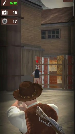 1 vs 4 Western Survival Shooting Game 🔫 #shorts