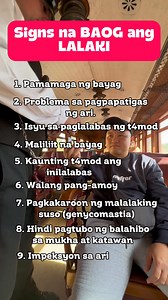 Signs na BAOG ang isang Lalaki. #armannpinky #pilipinosanz #reelsfbシ #fbreelsvideo #viralvideoシ #fypシ #reelschallenge #Philippines #healthyliving #tips #healthylifestyle #health #Signs | Arman Fernando Andres