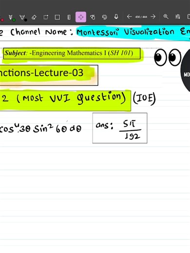 Our Complete Engineering Mathematics–I Premium Video Series is already live🎉 This batch is specially designed for BE Engineering students aiming for strong concepts, exam-focused preparation, and complete PYQ solutions. 📌Special Referral Program: 💡Refer 1 friend, get 10% DISCOUNT 😁 Invite your friends from your college/stream – both you and your friend benefit.. #montessorivisualization #advancedcollegeofengineering #pokharauniversity #thapathalicampus #engineeringstudent
