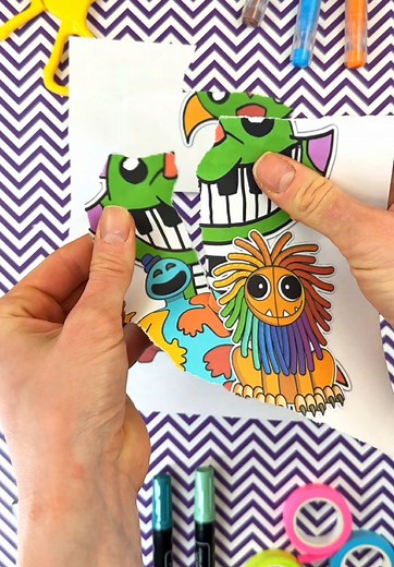 Paper Craft Tricks Inspired by Poppy Playtime 4