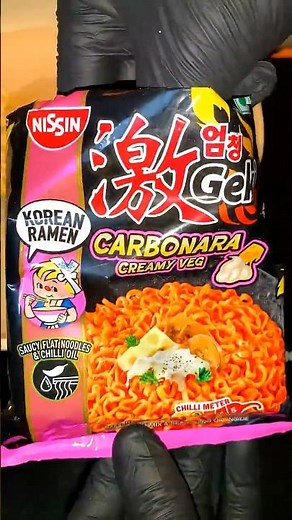 Nissin Geki Carbonara 😋 #foodshorts #nissin #carbonara #ramen #recipe #cooking #howto #viral
