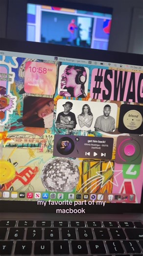 i love my macbook 😆#foryou #relatable #macbook #viral #confetti