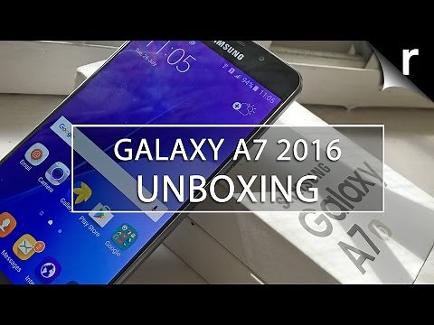 Samsung Galaxy A7 2016 Unboxing and Hands-on Review