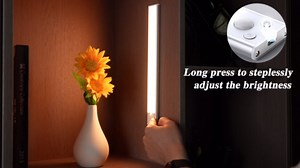 VerRon 14in Under Cabinet Lighting, 3200mAh Rechargeable Battery Powered Closet Lights with 3 Color Tempers 108 LED, Wireless Motion Sensor Light Indoor, Dimmable Lights for Kitchen, Stair, 5-Pack