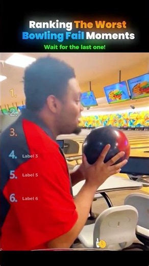 Ranking The Worst Bowling Fails Ever 😱🎳 #bowling #shorts #fails