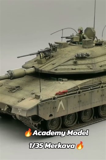 🔥Pro Built Academy Model 1/35 Merkava🔥