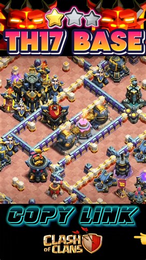 BEST TH17 CWL BASE + RANK BASE WITH COPY LINKS ||TH17 ANTI-META #coc #clashofclans #supercell