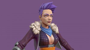 Violet - 3D model by romegar