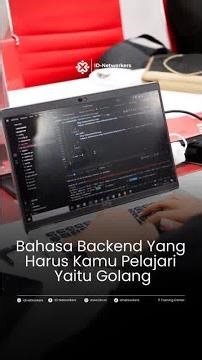 Bahasa backend yang harus kamu pelajari yaitu Golang