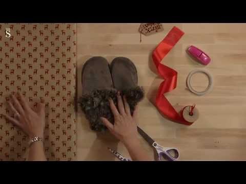 Jane Means shows us how to wrap slippers