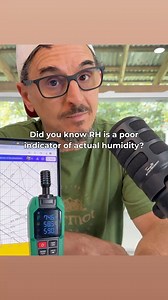Relative humidity can be misleading. The real story is told by humidity ratio, the actual amount of moisture in the air. #hvaclife #hvactechnician #hvac #hvactech | Tony Mormino