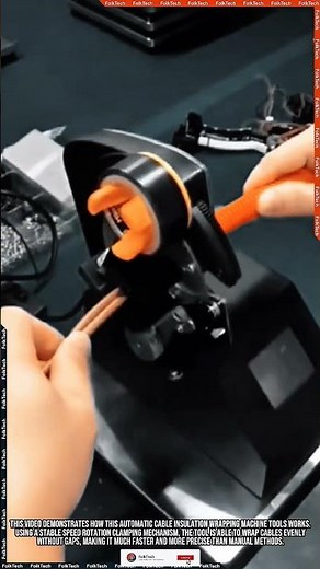 Tape Tool: Automatic Cable Taping Machine Neat Consistent Innovation #tool #tools #innovation