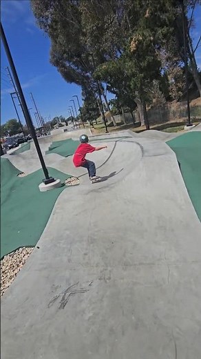 Pump Track Speed Laps #skateboarding #skating #pumptrack #speed