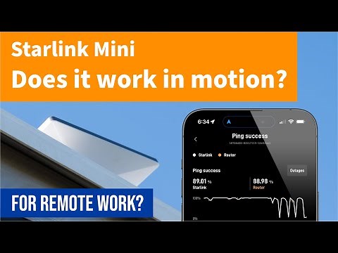 Starlink Mini In Motion - Obstructions, Bandwidth, Data, Power