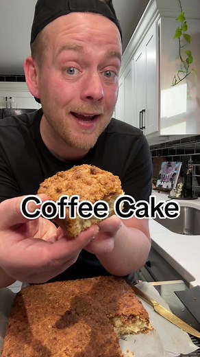 Y’all give this Coffee Cake recipe a try 😁 #coffeecake #coffee #cake #homemade #try #fyp Streusel Coffee Cake For the Cake: 1 1/2 C. Flour 1/2 C. Sugar 2 tsp. Baking Powder 1 Egg (beaten) 1/2 C. Milk 1/4 C. Oil 1/2 tsp. Vanilla For the Streusel: 1/2 C. Nuts (chopped) 1/3 C. Brown Sugar 1 TBS. Flour 1 tsp. Cinnamon 1 TBS. Butter (softened) In a bowl mix together the dry ingredients. Then mix together the wet ingredients; now mix the wet into the dry ingredients until fully combined. Pour batter 