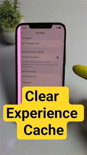 iPhone Clear Experience Cache #iPhone #iOS #ClearCache #iPhoneTips #Apple #Storage #TechTutorial