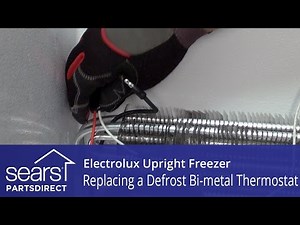 How to Replace an Electrolux Upright Freezer Defrost Bi-metal Thermostat