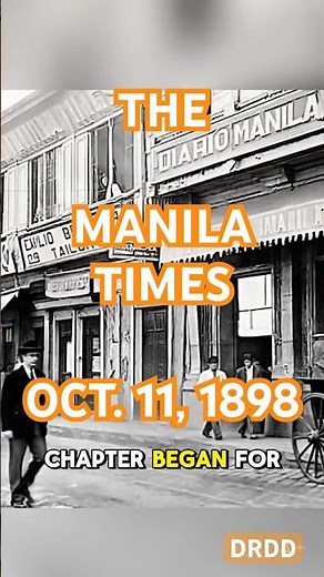 October 11 in #PhilippineHistory 🇵🇭 | The Manila Times is Born 📰
