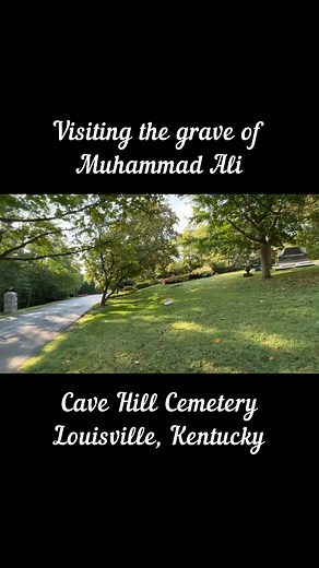 Visiting the grave of boxing legend Muhammad Ali at Cave Hill Cemetery in Louisville, Kentucky. #muhammadali #cemetery #FamousGraves | Freyzel Productions