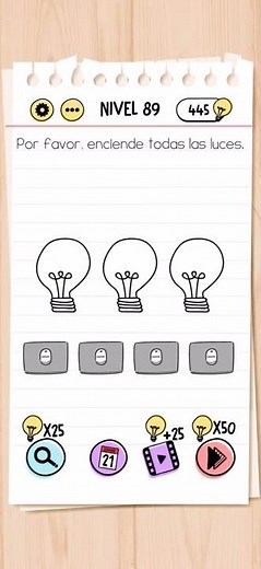 Brain Test | Nivel 89 - Por favor, enciende todas las luces