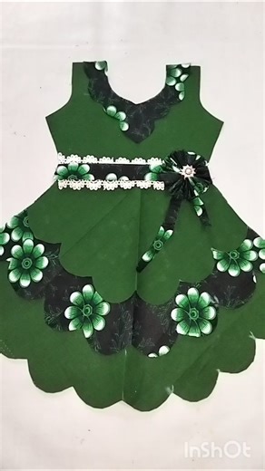 Stylish baby frock cutting #frockdesign #newcollection #sewing