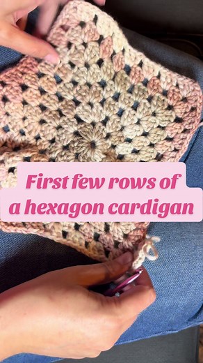 Beginner-Friendly Crochet Hexagon Cardigan Tutorial