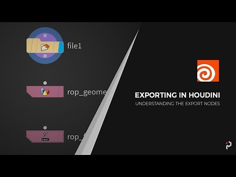 Exporting Stuff in Houdini
