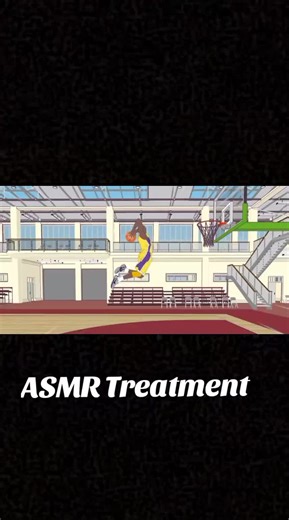 ASMR Treatment for Foot Nail Issues During Basketball Match