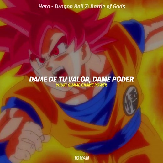 Hero: Canción de Dragon Ball Z - Batalla de los Dioses