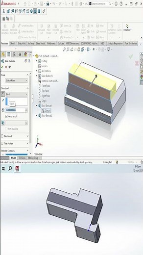 SolidWorks Tutorial: Practice Problem 4.4 #solidworks #CAD #cadsoftwaretutorial #solidworkstutorials