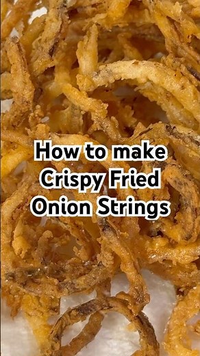 How to Make Crispy Onion Rings at Home | https://pin.it/66aWTTE4R