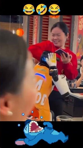 Bro Robot Went Full Party Mode in Restaurant 😂🤖💃 #china #funny #memes #seojunprajapati