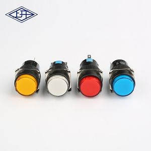 [Hot Item] 3A 250VAC Red Self-Locking Round Push Button Switch
