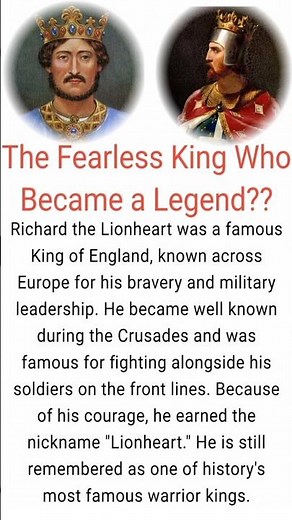 Richard the Lionheart: The Fearless King Who Became a Legend | History Facts