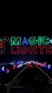 Experience Magic of Lights from the comfort and safety of your own car as you wind through the sparkling path of our favorite holiday tradition! Magic of Lights is happening NOW until December 31st. Get your tickets by visiting https://nas.cr/3taca15. | Daytona International Speedway