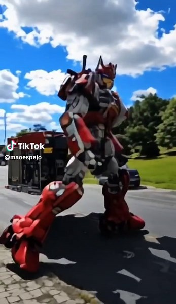 Transformers Bomberos: Optimus Prime en Acción