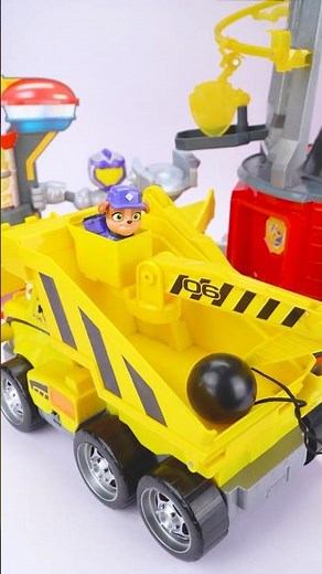 Satisfying Unboxing Experience with Rubble & Paw Patrol Ultimate Rescue Construction Truck Toy