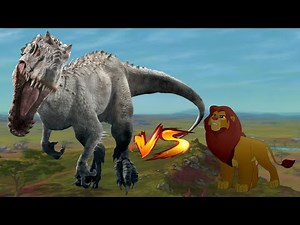 Indominus Rex vs Simba