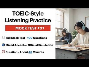 TOEIC-Style Listening Full Test #7 — Improve Your Score Fast! (with Answers)