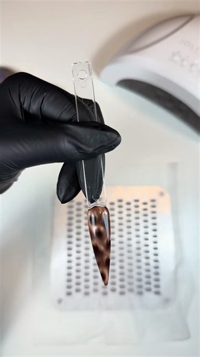 LEOPARD PRINT CAT EYE TUTORIAL #nails #nailart #beauty #leo #naildesign #viral #viralvideo