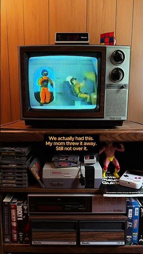 We Actually Had This. My Mom Threw It Away. Still Not Over It. | GI Joe Commercial on a Real CRT