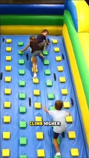Can You Beat This Challenge? 👀 #inflatable #playground #challenge