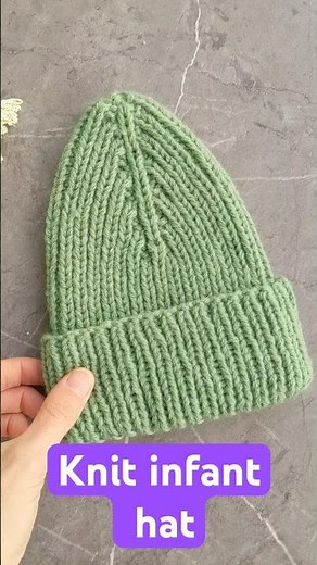 Knit Mountain Infant Baby Hat