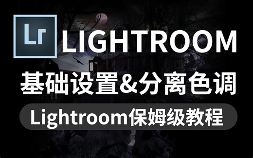 Lightroom基础(保姆)教程，从零到后期大师！！！