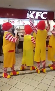 KFC vs McDonalds 🤣Mc Donalds in its rival's territory. | Ultras/Hooligans