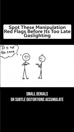 They're Gaslighting You and You Don't Even Know It #manipulation #psychology #redflags