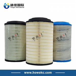[Hot Item] Auto Parts Sinotruk HOWO Truck Spare Parts 2841/3046 Air Filter with Wg9725190101/102 Good Filtration Effect