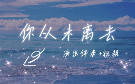 《你从未离去》演出伴奏＋视频，自取（有一点垫音，最后有文字！注意！
