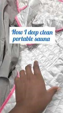 How to deep clean sauna