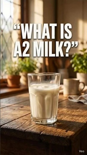 What is A2 milk? #milk #a2milk #milkprotein #differencebetweena1a2milk #foodfacts